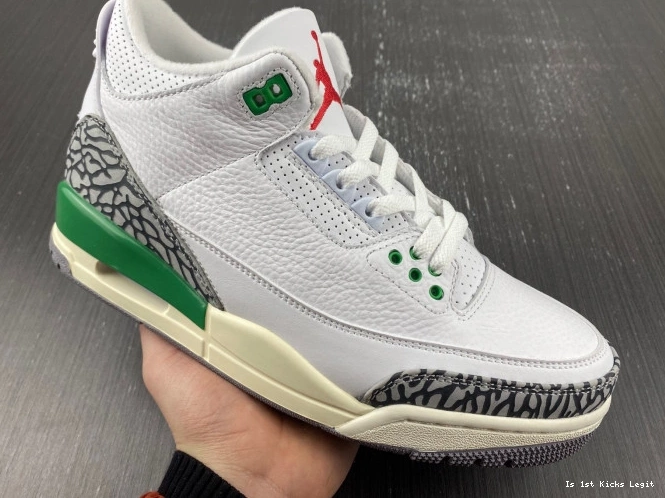 Jordan Green CK9246-136 (W) Retro 3 Lucky 0814